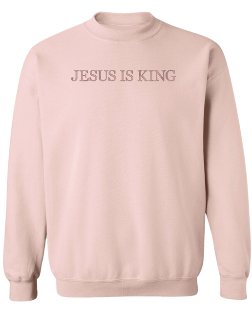 Christian Sweatshirt Embroidered Faith Apparel Unisex Crewneck Religious Clothing Inspirational Top Bible Study Outfit Christian Gift Comfortable Sweatshirt God is Good
