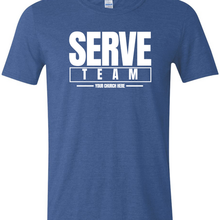 Serve Team Church Tee #832