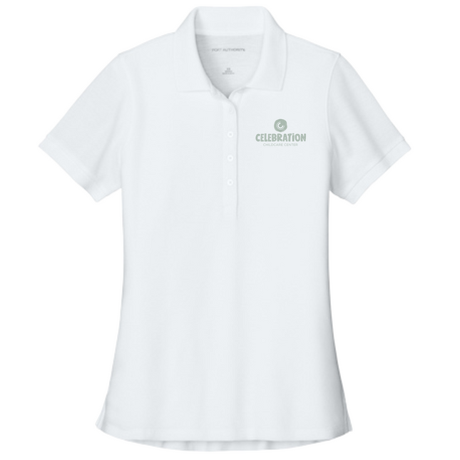 Celebration Child Care Polo - White