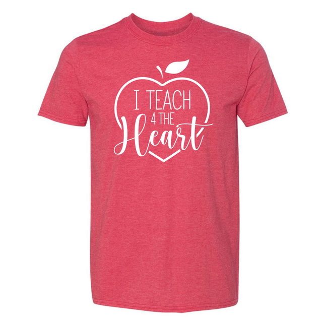 Teach 4 The Heart T-shirt - Red