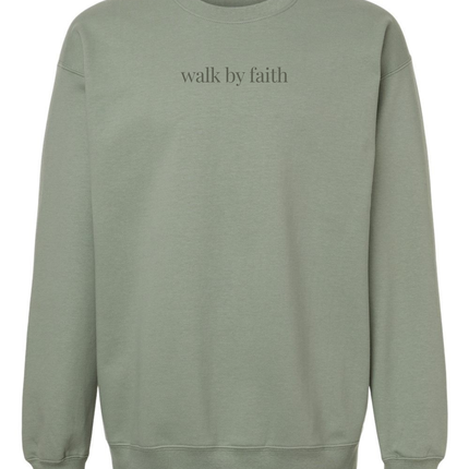 Walk By Faith Embroidered Sweatshirt