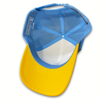 Cross Snapback - Columbia White Yellow