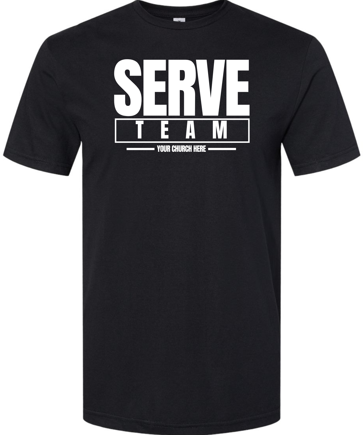 Serve Team Church Tee #832 - Main Image