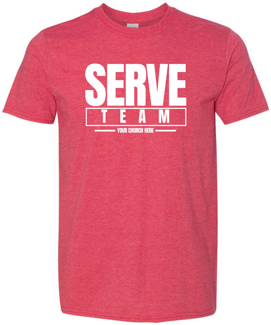 Serve Team Church Tee #832