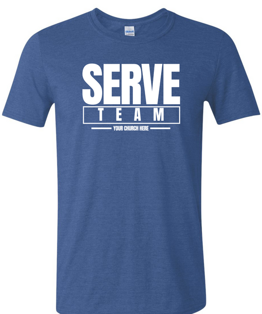 Serve Team Church Tee #832