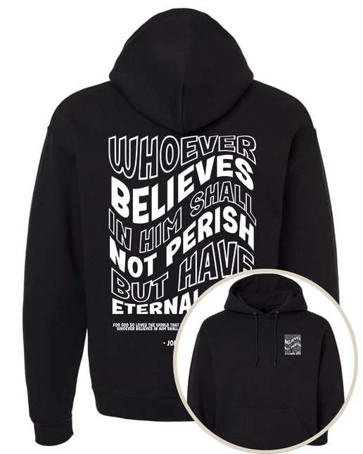 John 3:16 Hoodie Christian Apparel Christian Clothing Religious Clothing Faith Clothing Church Apparel Inspirational Hoodie Jesus Hoodie Bible Verse Sweatshirt Christian Winter Wear