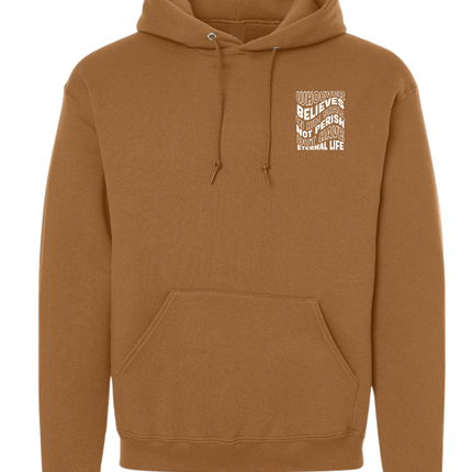 Christian Teen Gift Youth Group Gift Christian Winter Wear Christian Hoodie Bible Verse Hoodie Church Wear Faith Clothing Worship Sweatshirt John 3:16 Hoodie Religious Gift