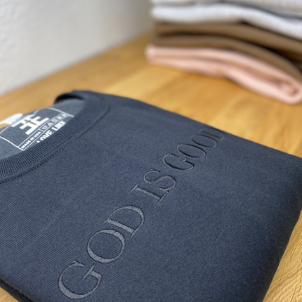 GOD IS GOOD Embroidered Sweatshirt