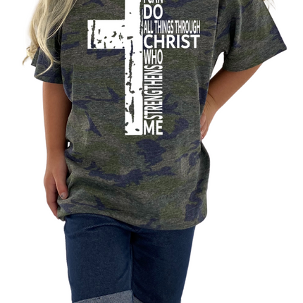 I Can Do All Things Through Christ Kids Tee