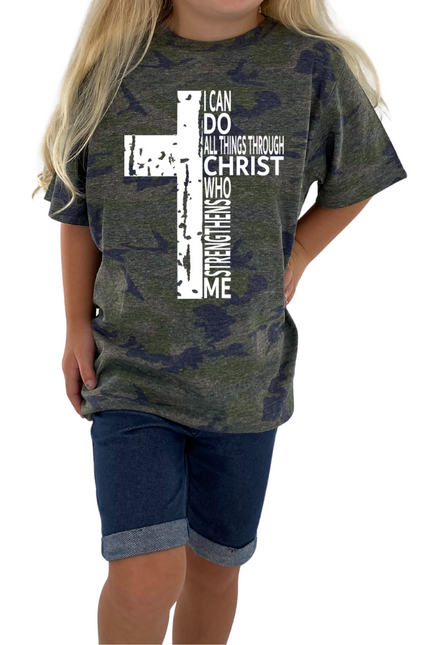 I Can Do All Things Through Christ Kids Tee