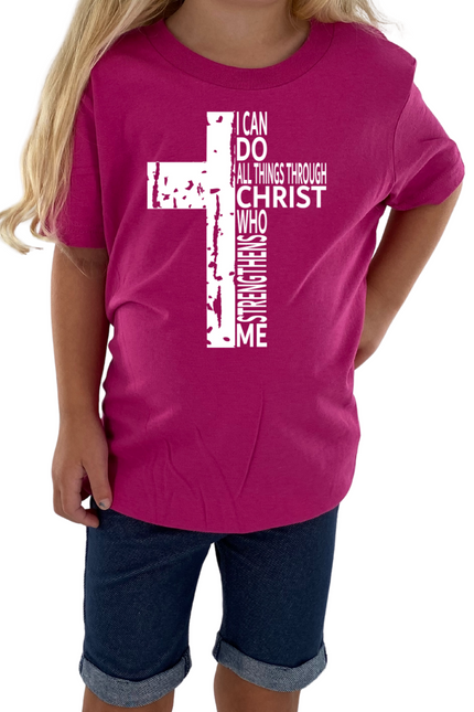 I Can Do All Things Through Christ Kids Tee