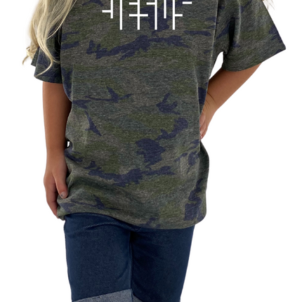 Jesus Between The Lines Kids Tee