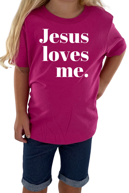 Jesus Loves Me Kids Tee
