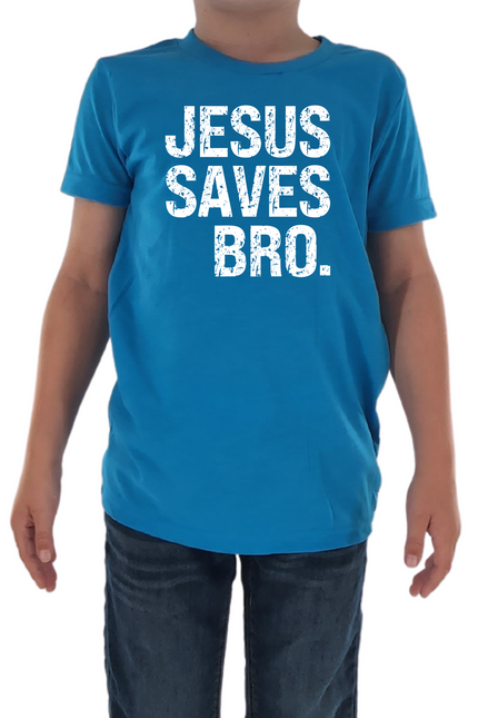 Jesus Saves Bro Kids Tee