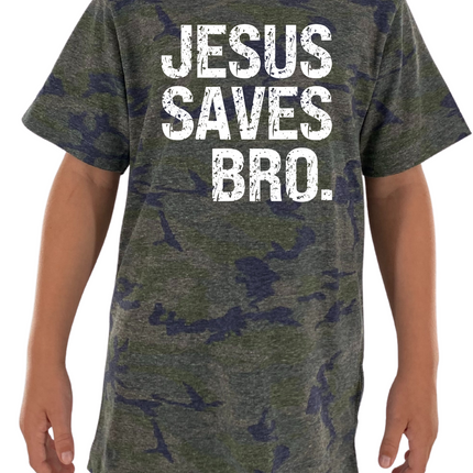 Jesus Saves Bro Kids Tee