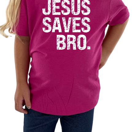 Jesus Saves Bro Kids Tee