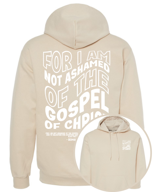 Christian Hoodie Bible Verse Hoodie Romans 1:16 Hoodie Youth Hoodie Christian Gift Christian Teen Gift Pastor Gift Church Gift Ministry Gift Baptism Gift Christian Apparel Faith Apparel