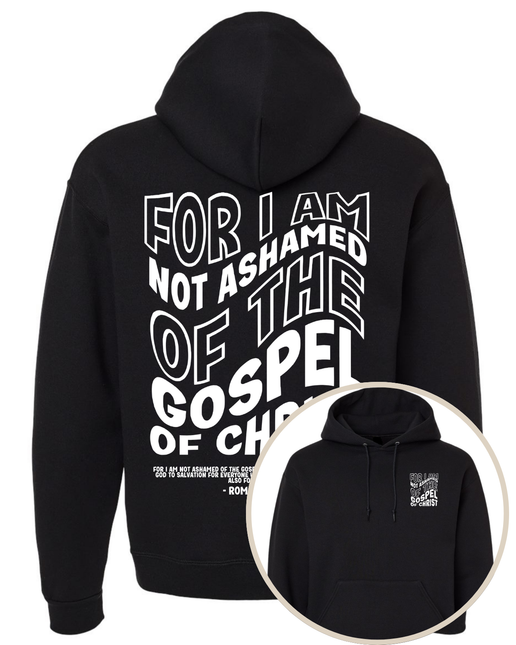 Romans 1:16 Hoodie Christian Hoodie Youth Christian Apparel Trendy Christian Hoodie Soft Hoodie Cozy Hoodie Faith Hoodie Religious Hoodie Jesus Hoodie Church Apparel Christian Gifts