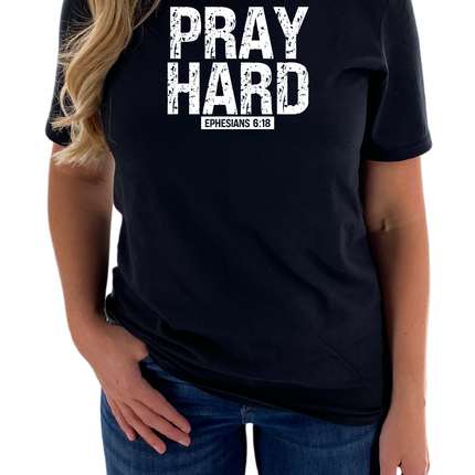 Pray Hard Womens Tee