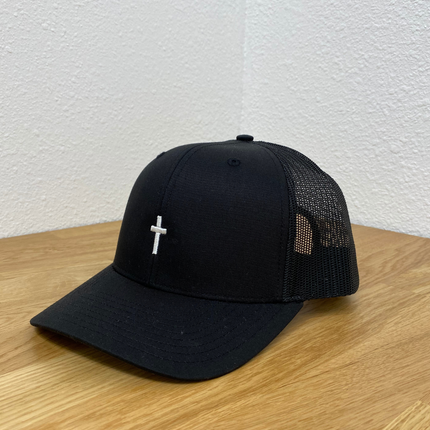 Cross Snapback Trucker Hat