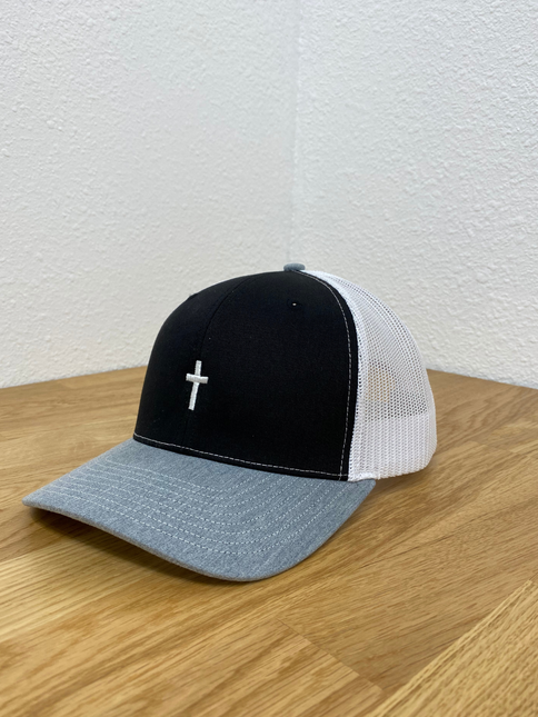 Cross Snapback Trucker Hat