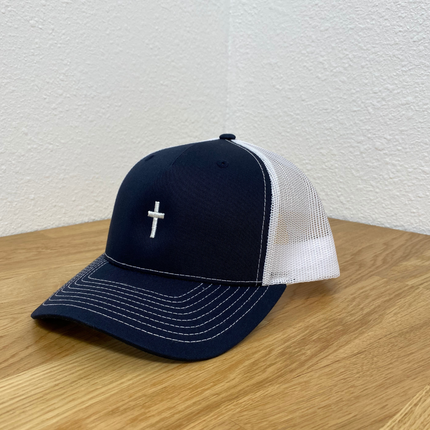 Cross Snapback Trucker Hat