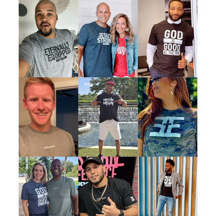 The Equipped Tee Club – Monthly Christian T-Shirt Subscription