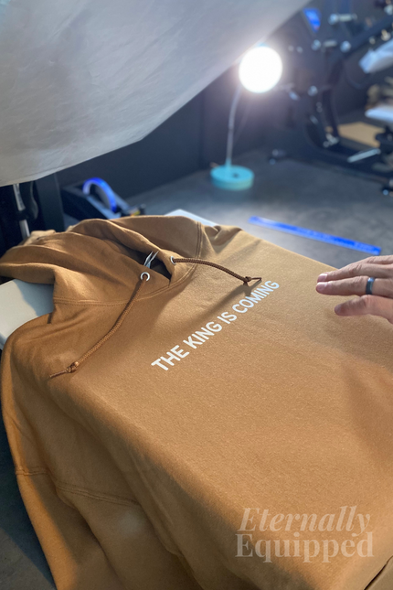 The King Is Coming Fleece Hoodie